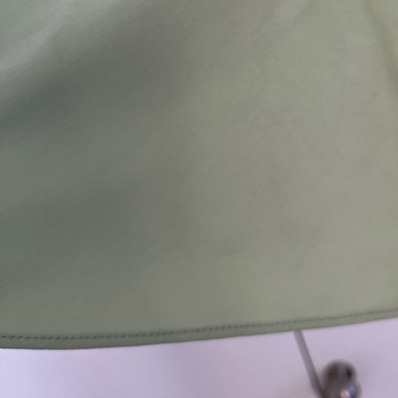 Aritzia wilfred green mini slip dress with lace trim - Picture 4 of 4